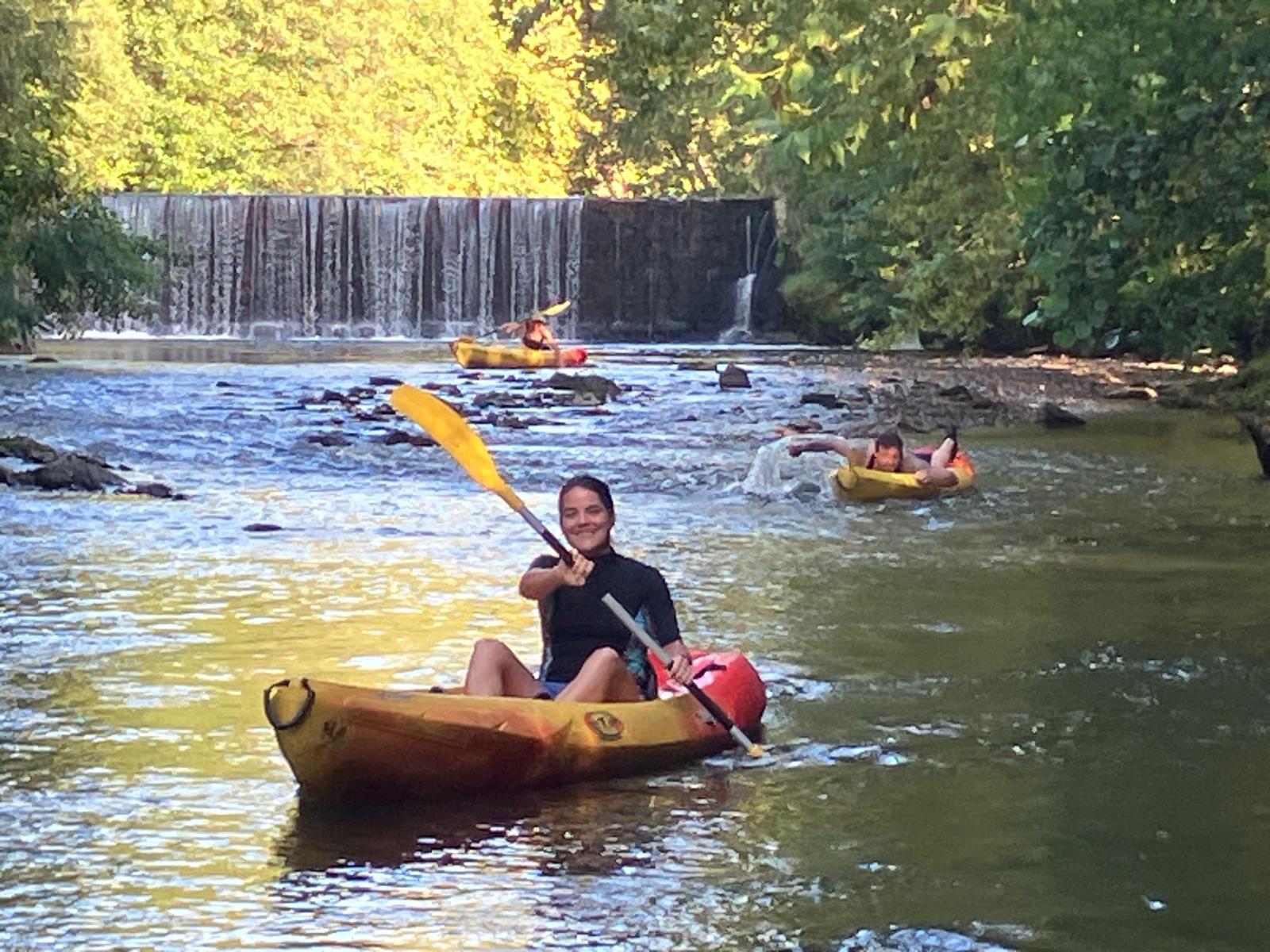 Kayak sur eau calme